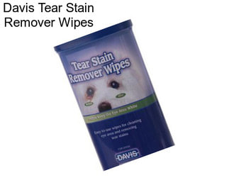 Davis Tear Stain Remover Wipes