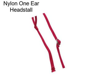 Nylon One Ear Headstall