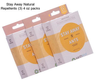 Stay Away Natural Repellents (3) 4 oz packs