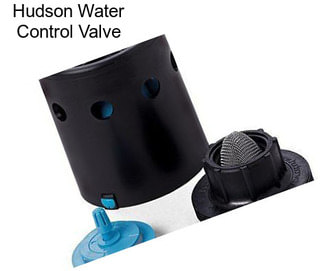 Hudson Water Control Valve