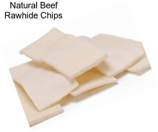 Natural Beef Rawhide Chips