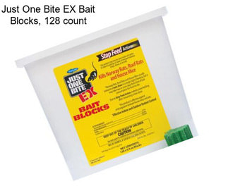 Just One Bite EX Bait Blocks, 128 count