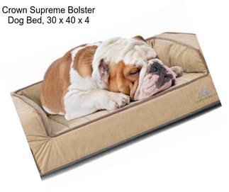 Crown Supreme Bolster Dog Bed, 30\