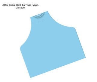 Allflex Global Blank Ear Tags (Maxi), 25 count