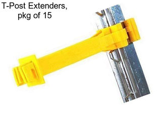 T-Post Extenders, pkg of 15