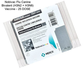 Nobivac Flu Canine Bivalent (H3N2 + H3N8) Vaccine - 25 DOSE