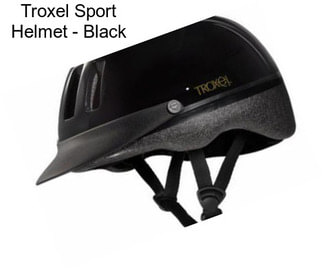 Troxel Sport Helmet - Black