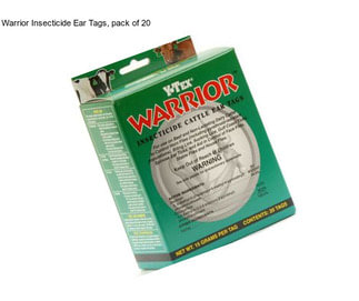 Warrior Insecticide Ear Tags, pack of 20