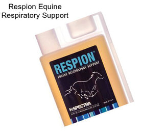 Respion Equine Respiratory Support