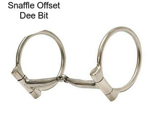 Snaffle Offset Dee Bit