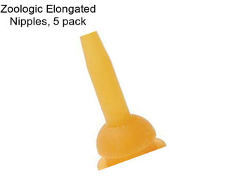 Zoologic Elongated Nipples, 5 pack