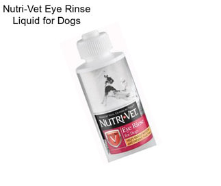 Nutri-Vet Eye Rinse Liquid for Dogs