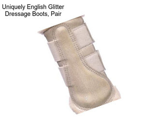 Uniquely English Glitter Dressage Boots, Pair