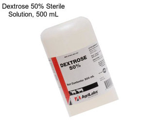 Dextrose 50% Sterile Solution, 500 mL