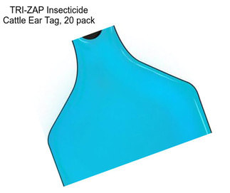 TRI-ZAP Insecticide Cattle Ear Tag, 20 pack