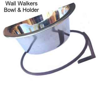 Wall Walkers Bowl & Holder