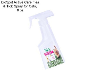 BioSpot Active Care Flea & Tick Spray for Cats, 8 oz