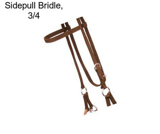 Sidepull Bridle, 3/4\