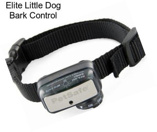 Elite Little Dog Bark Control