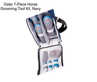 Oster 7-Piece Horse Grooming Tool Kit, Navy