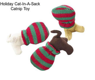 Holiday Cat-In-A-Sack Catnip Toy