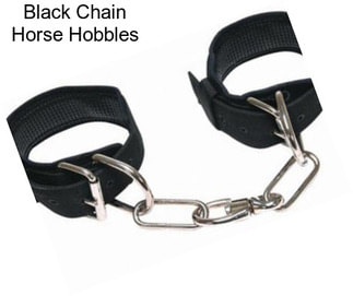 Black Chain Horse Hobbles