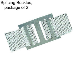 Splicing Buckles, package of 2