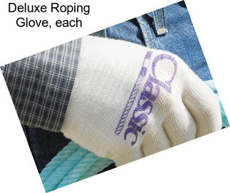 Deluxe Roping Glove, each