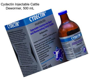 Cydectin Injectable Cattle Dewormer, 500 mL