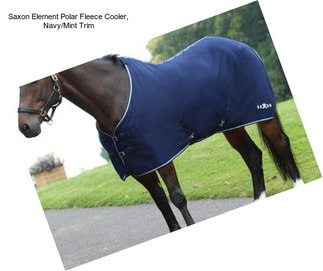 Saxon Element Polar Fleece Cooler, Navy/Mint Trim