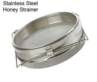 Stainless Steel Honey Strainer