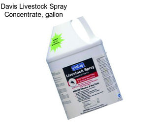 Davis Livestock Spray Concentrate, gallon