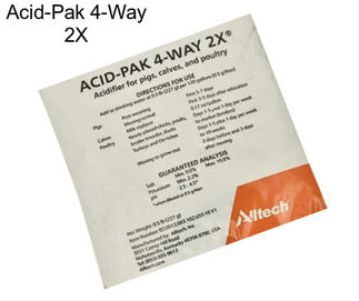 Acid-Pak 4-Way 2X