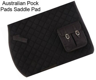 Australian Pock Pads Saddle Pad