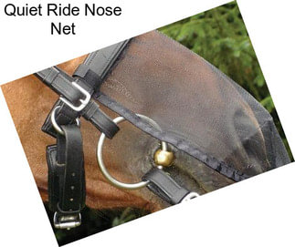 Quiet Ride Nose Net