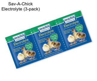 Sav-A-Chick Electrolyte (3-pack)
