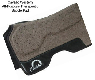 Cavallo Western All-Purpose Therapeutic Saddle Pad