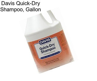 Davis Quick-Dry Shampoo, Gallon