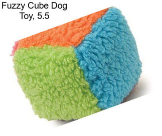 Fuzzy Cube Dog Toy, 5.5\