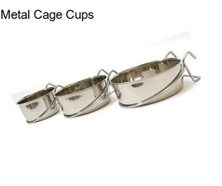 Metal Cage Cups