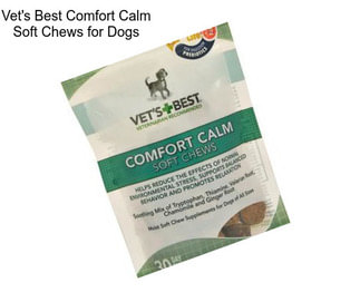 Vet\'s Best Comfort Calm Soft Chews for Dogs