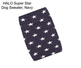 HALO Super Star Dog Sweater, Navy