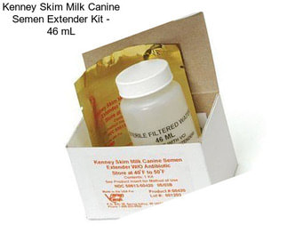 Kenney Skim Milk Canine Semen Extender Kit - 46 mL