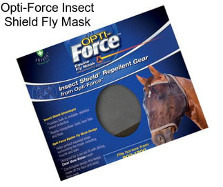 Opti-Force Insect Shield Fly Mask