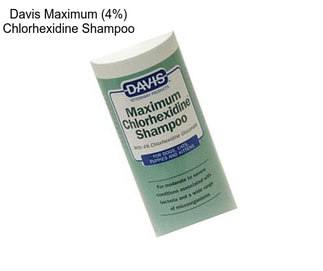 Davis Maximum (4%) Chlorhexidine Shampoo