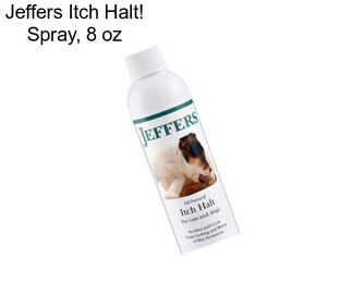 Jeffers Itch Halt! Spray, 8 oz