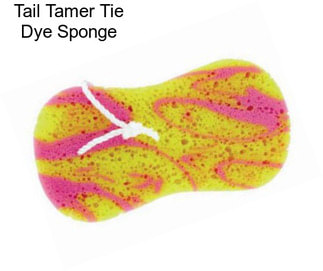 Tail Tamer Tie Dye Sponge