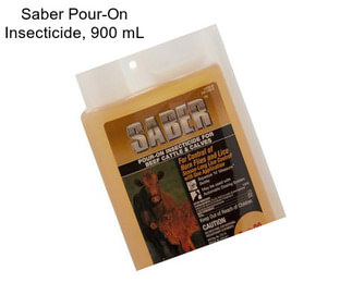 Saber Pour-On Insecticide, 900 mL