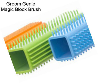 Groom Genie Magic Block Brush