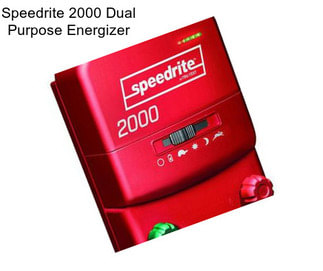 Speedrite 2000 Dual Purpose Energizer